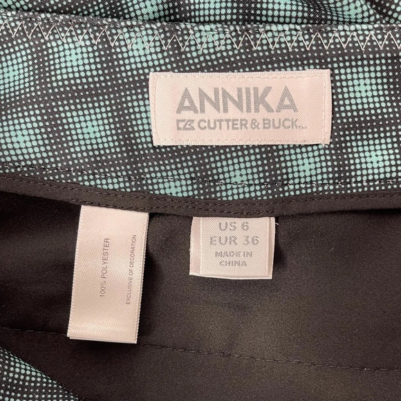 🛍️3/$40 Golf Shorts Black Aqua Cutter & Buck Golf Shorts Size 6 - Picture 6 of 6